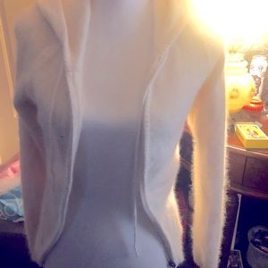 Bebe hooded zip cardigan